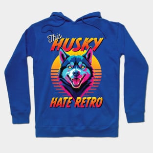 This husky hate retro Hoodie